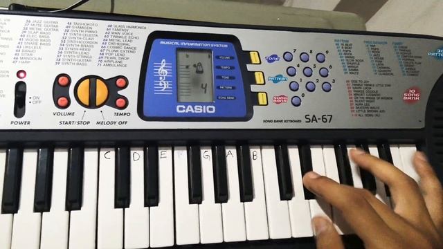 Badshah - Genda Phool || Tune on synthesiser || Casio SA-67 смотреть онлайн