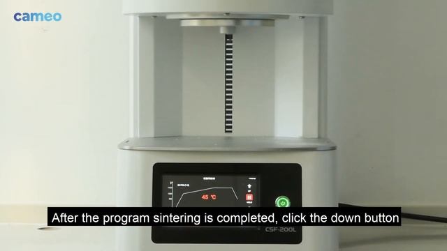 2 CAMEO CSF 200S Zirconia Fast Sintering Furnace Daily use guidance video смотреть онлайн