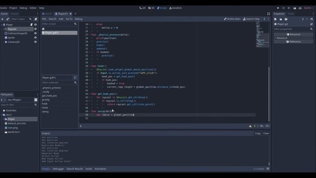 How to CREATE a SMOOTH GRAPPLING HOOK in Godot (step by step) смотреть онлайн