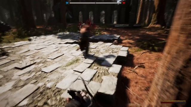 Elf-Rogue — hunting orcs in the forest ruins смотреть онлайн