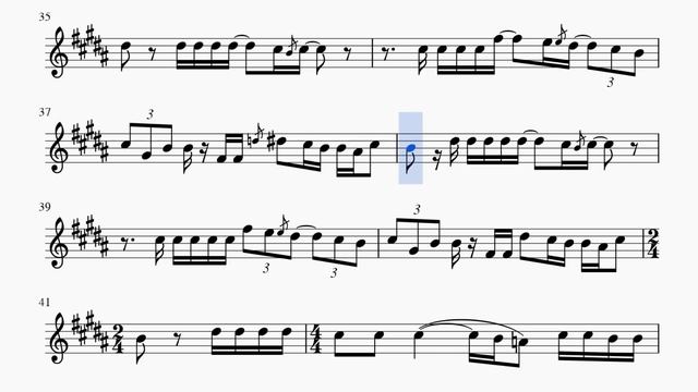 I Don't Want to Miss a Thing by Aerosmith. Minus for alto sax смотреть онлайн