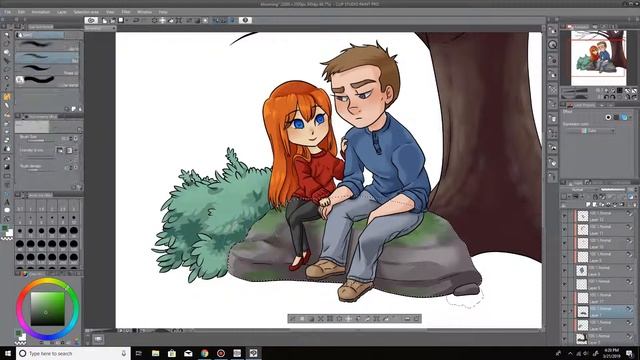 Blooming [CLIP STUDIO PAINT SPEEDPAINT] Chibis смотреть онлайн