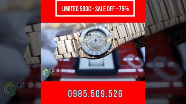 Đồng hồ GV2 BY GERVIL 18102 chính hãng Limited 500pcs - Sale off cực tốt смотреть онлайн