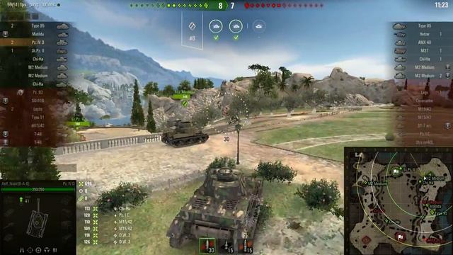 World of Tanks Pz.Kpfw. IV Ausf. D - 6 Kills 1K Damage смотреть онлайн