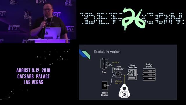 DEF CON 26 IoT VILLAGE - David Tomaschik - Im the One Who Doesnt Knock Unlocking Doors from Network смотреть онлайн