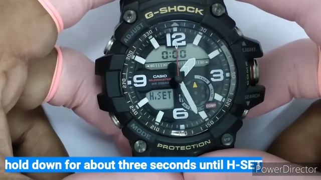 casio g-shock gg-1000 mudmaster time setting full function setup tutorial смотреть онлайн