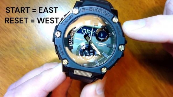 Casio G-Shock G-Steel B300 Watch (Module 5631): Overview, setting time and date