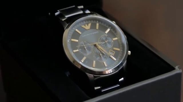 Emporio Armani Mens Quartz Stainless Steel Casual Watch Model AR11047 смотреть онлайн