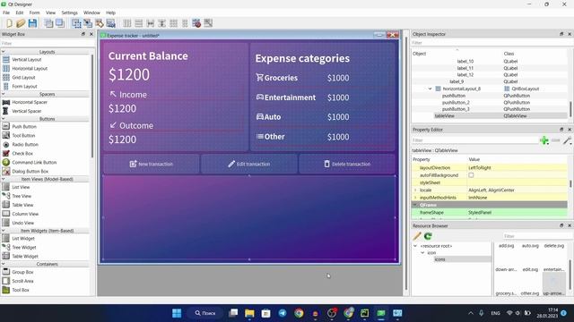ПРИЛОЖЕНИЕ С GUI НА Python и PySide6. ЧАСТЬ 1. смотреть онлайн