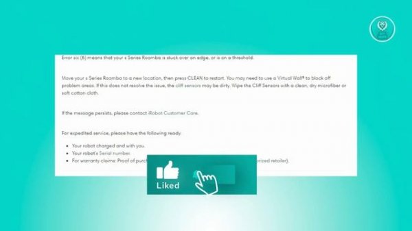How To Fix Error 6 Roomba