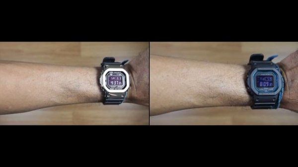 CASIO G-SHOCK GMW-B5000-1 VS GW-B5600-2