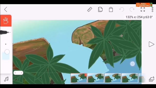 How to animate water on Flipaclip Animation Tutorial смотреть онлайн