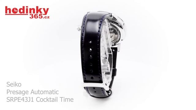 Seiko Presage Automatic SRPE43J1 Cocktail Time "Old Clock" смотреть онлайн
