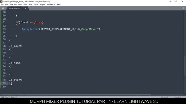 LScript Tutorial | Morph Mixer Part 4 of 13 | Lightwave 3D смотреть онлайн