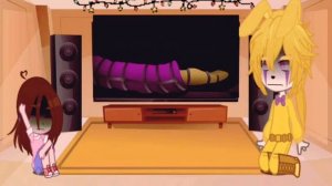 Springtrap e deliah react ~William Afton death {blood warning}