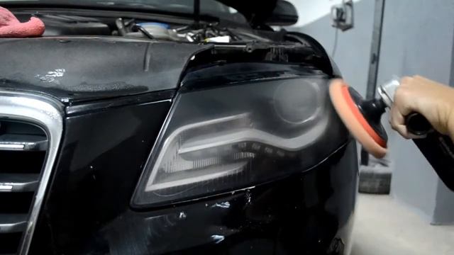 POLIRANJE FAROVA "AUDI A4 B8" смотреть онлайн