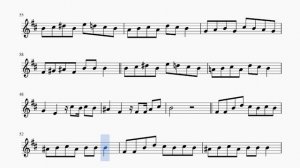 Наш сосед. Боис Потёмкин. Для альт саксофона