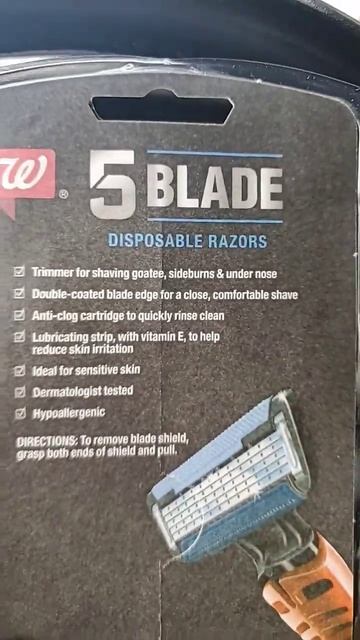 Shaving Razor Review - Walgreens 5 Blade Disposables смотреть онлайн
