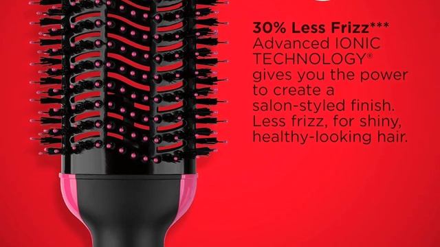REVLON One-Step Hair Dryer And Volumizer Hot Air Brush, Black смотреть онлайн
