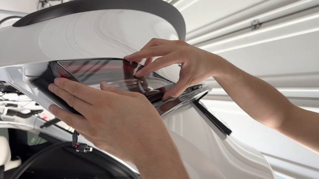 Tesla Model Y Light Bar Starlink Wide-Strip Taillights! MUST HAVE Accessory by Hansshow смотреть онлайн