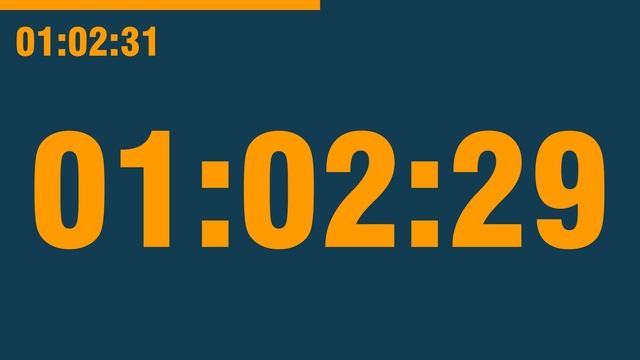 2 hour 5 minute timer (with end alarm, time elapsed and progress bar) смотреть онлайн