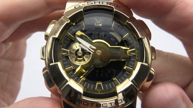 How To Set Time On Casio G-Shock GM-110G-1A9ER 4К