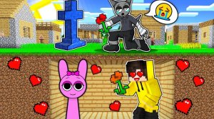 СВИДАНИЕ *В МОГИЛЕ* С ДЕВУШКОЙ СПРУНКИ В МАЙНКРАФТ