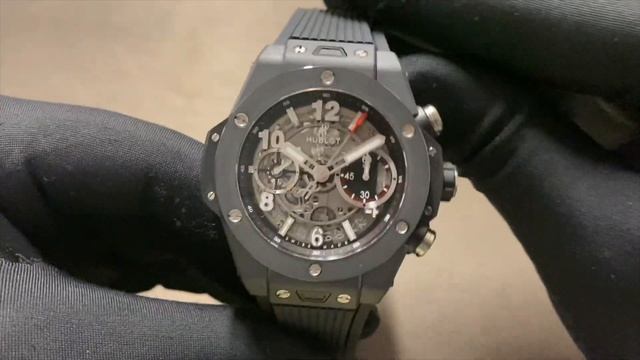 Hublot Big Bang Unico Black Magic 42mm 441.ci.1170.rx смотреть онлайн