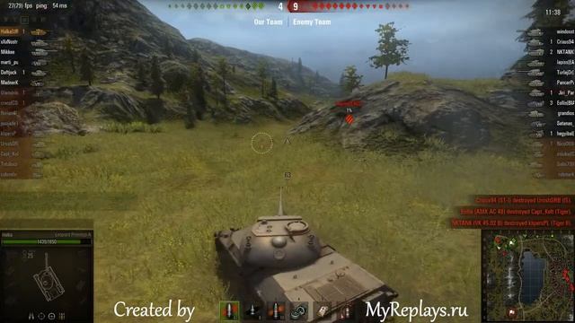 WOT: Lakeville - Leopard prototyp A - 2 frags смотреть онлайн