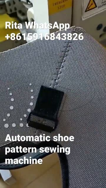 Automatic leather pattern sewing machine for leather shoe boot upper stitching смотреть онлайн