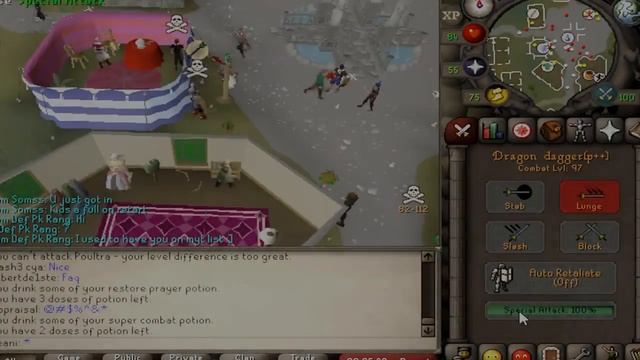 Seaniii Pk Video #17 - 60 attack Piety/Rigour Pking 350m+ Loot Oldschool Runescape смотреть онлайн