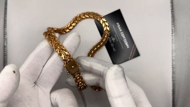 Обзор на цепь плетения Рамзес 1,2см смотреть онлайн