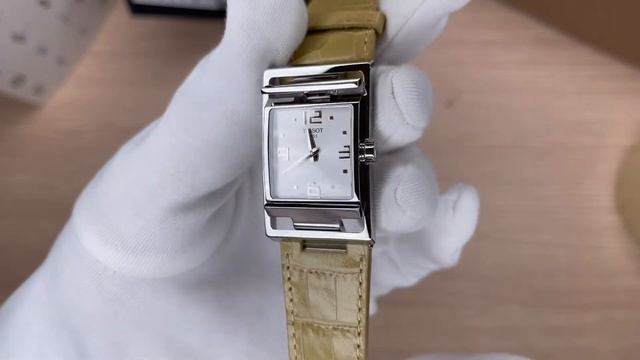 Xship.vn: Tissot My T Silver Dial Beige Leather Ladies Watch T032.309.16.037.00 смотреть онлайн