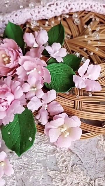 Цветы из ткани #scrapbooking #скрапбукинг #shorts #шортс #цветоделие смотреть онлайн