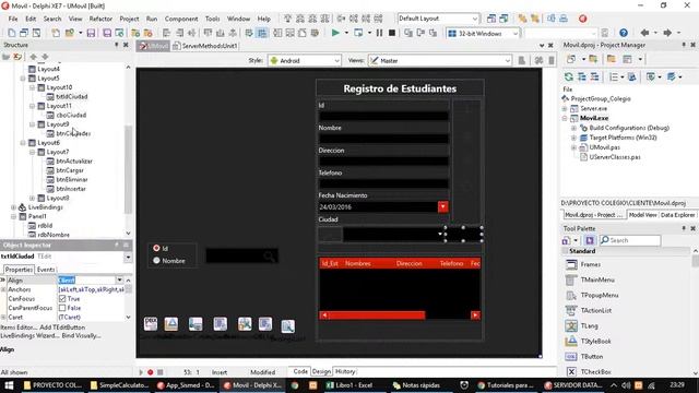Paso 10 Diseño de Interfaz con Layout смотреть онлайн