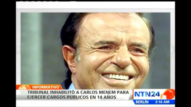 Carlos Menem fue sentenciado a siete años de prisión por contrabando de armas смотреть онлайн