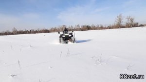 Вездеход ЗЭТ Командир по снегу