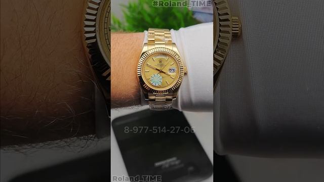 Мужские стильные механические часы Rolex Day Date YZ. Каталог в описании. смотреть онлайн