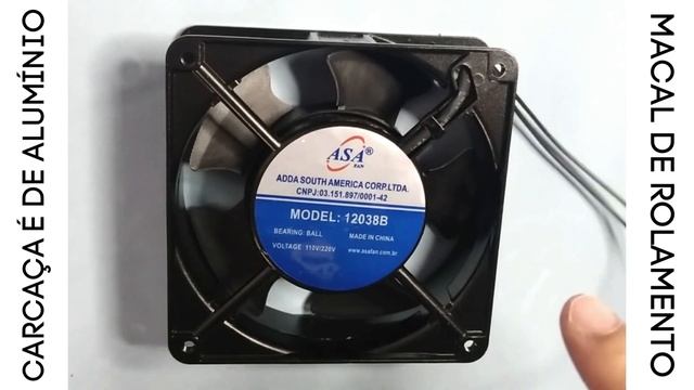 Cooler Microventilador Asafan 120x120x38 (bivolt 110v/220v) O MELHOR DO MERCADO смотреть онлайн