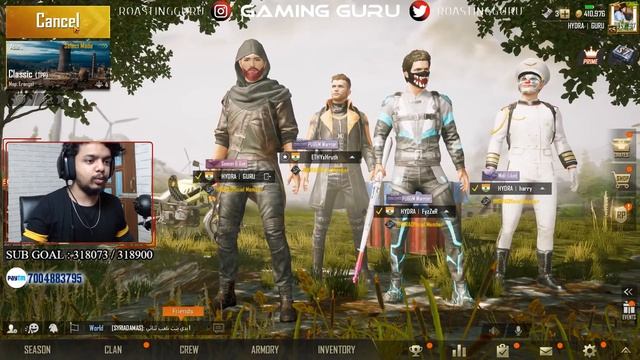 🔴PUBG MOBILE LIVE : GIVEAWAY ANNOUNCEMENT DISCORD !D | HYDRA GURU смотреть онлайн