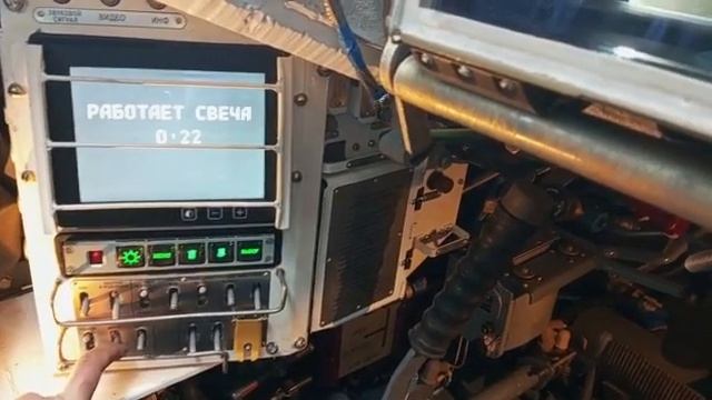 Танк Т-72Б3М. Включение подогревателя. Запуск двигательной установки смотреть онлайн