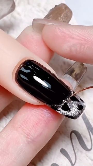 DIY Cat Eye Gel Polish Nails Design смотреть онлайн