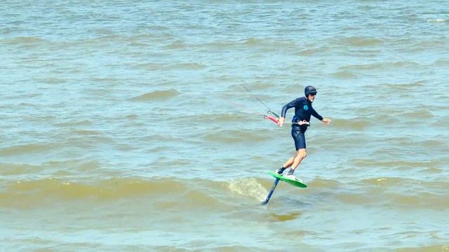 MicroSwell for kitefoiling 😀 Light wind смотреть онлайн