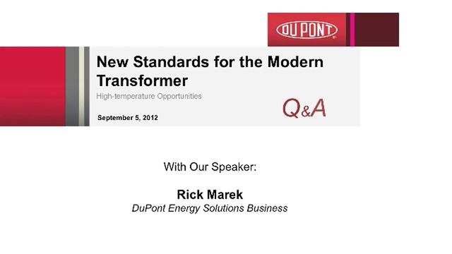 [Webinar] New Standards for the Modern Transformer: High-temperature Opportunities смотреть онлайн