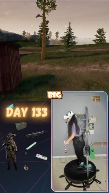 Day 133 of using the VR treadmill everyday to lose weight! смотреть онлайн