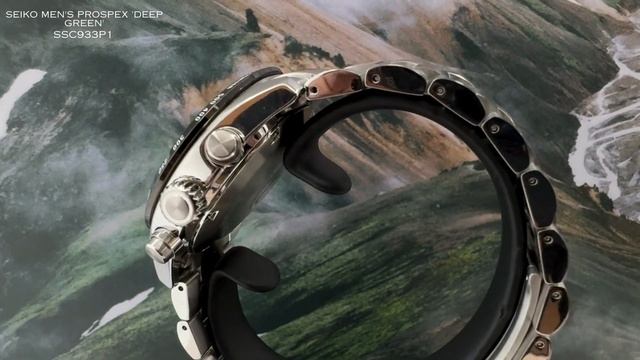 Seiko Prospex Speedtimer Deep Green Solar Chronograph Bracelet Watch | SSC933P1 смотреть онлайн