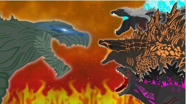 Godzilla Legendary,Shin Godzilla,Godzilla Ultima VS Godzilla Earth. Battle Godzills