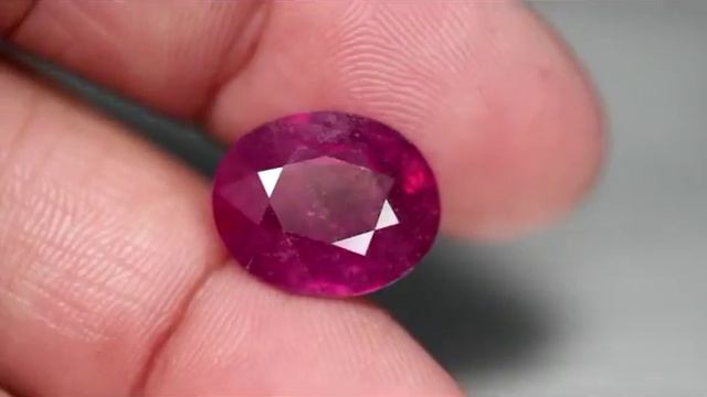 Natural Ruby Weight 9.36 ct ID E274 смотреть онлайн