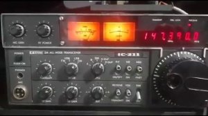 icom  ic-211 all Mode test receiver