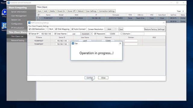 RDP Connection Settings with RamDesk смотреть онлайн